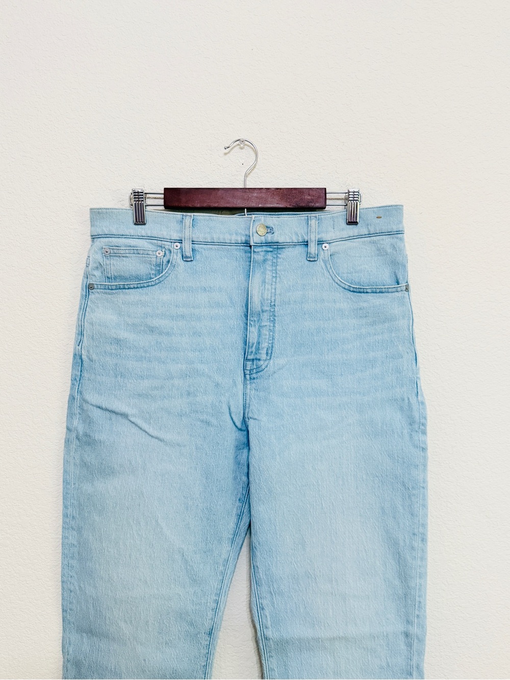 Madewell The Tall '90s Straight Jean In Ward Wash Size 31T NWT - Picture 8 of 11